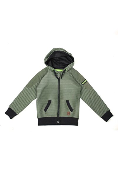 Koko Noko Boys' hoodie with stripes Koko-Noko