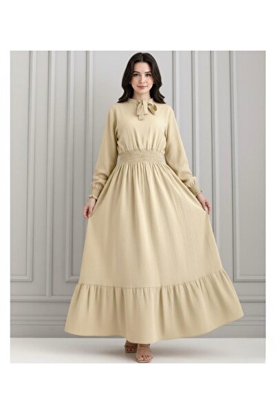 Cockatoo Women's Waist-Cinching Tie-Dye Dress with Lace-Up Detail