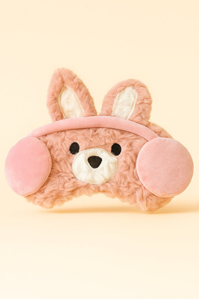 Katia&Bony Pink sleep eye mask with headphone accessory