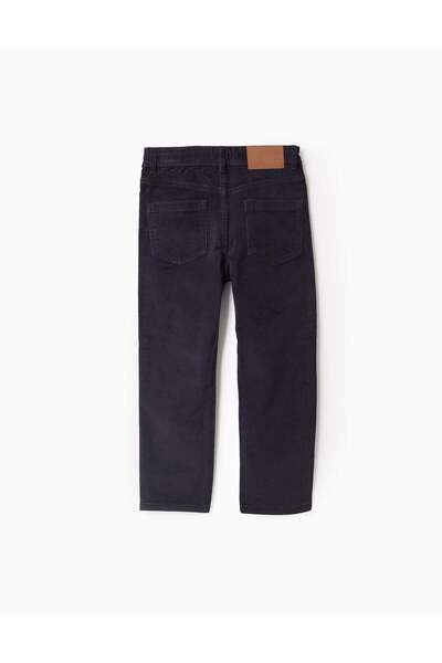 Ziddy Corduroy trousers 'slim fit' for boys, dark blue
