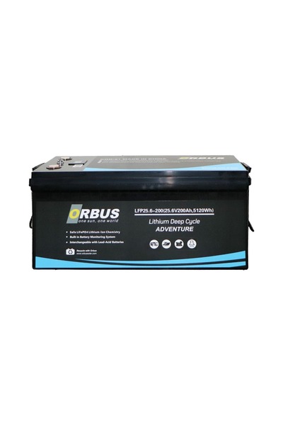 ORBUS GRAFEN ENERJİ 25,6V 200AH LİFEPO4 AKÜ