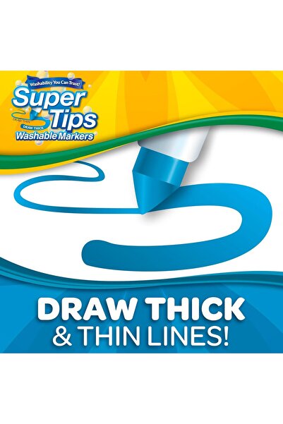 Crayola Supertips Washable Markers - 50 Count