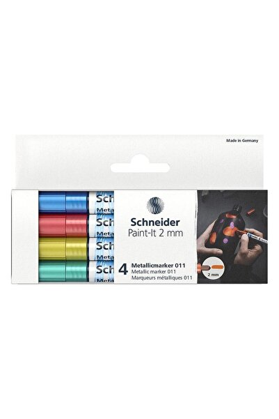SCHNEIDER Metallic Marker 2 mm Set of 4 011