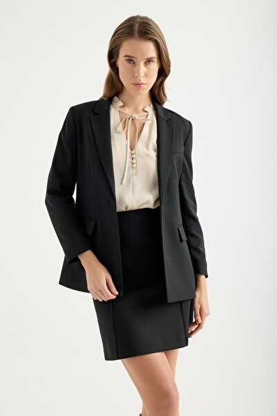 Masha Kate Top-Stitched Short Skirt