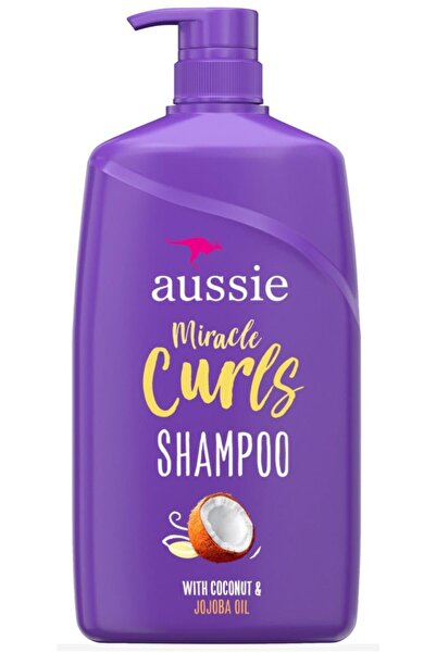 Aussie Miracle Curls With Coconut And Jojoba oil, Paraben Free Shampoo, 26.2 Oz