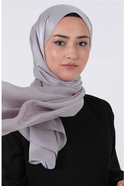 HAREM SCARF gümüş jan jan şal