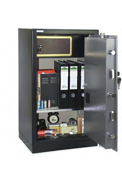 RUBIK Safe Box Large Dual Security Fire Resistant Locker for Money & Documents (50x40x90 cm)