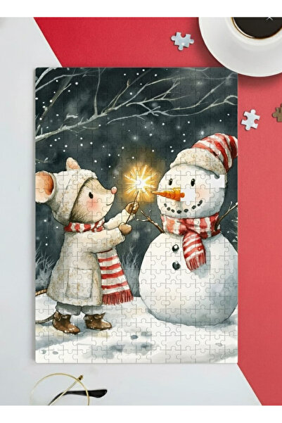 PRİNTOPİA DESİGN هدية لغز مكونة من 99 قطعة بتصميم سانتا كلوز لعيد الميلاد المجيد