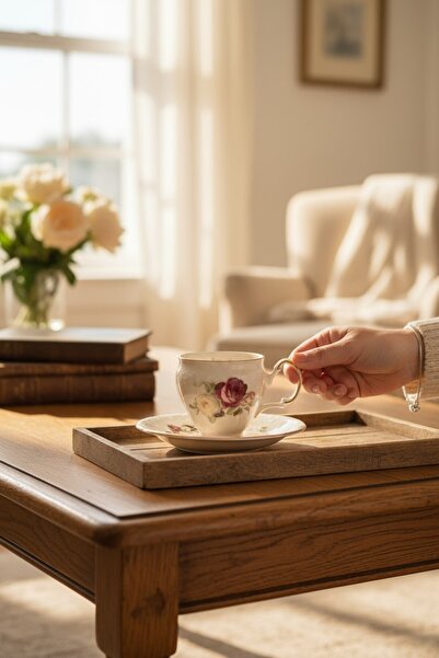 ROY KING Rose 6-Piece Coffee Cup Set