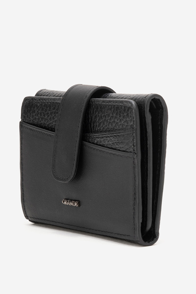 Grande Gd 2819 genuine leather unisex wallet black