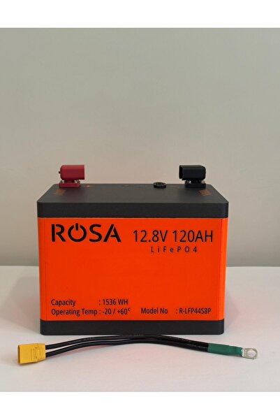 Enerjigo 12.8V 120AH LiFePO4 akü tekne bataryası sanal çapa uyumlu