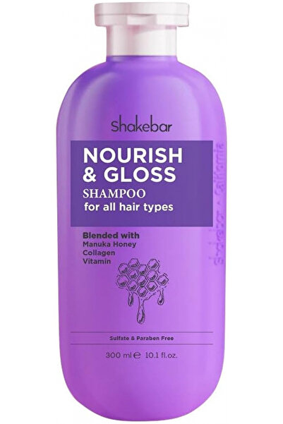 Shakebar شامبو مغذي ولمعان للشعر 300 مل
