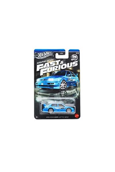 HOT WHEELS Silver Series Fast & Furious Volkswagen Jetta Mk3 1/64 Model Araba