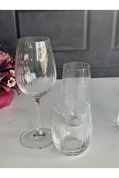 ROSSEV Crystal Water Set 37 Pieces for 12 People