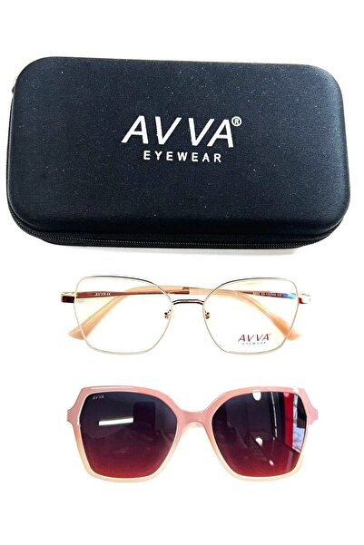 Avva 5605 C5 Women's Sunglasses with Polarized Clips