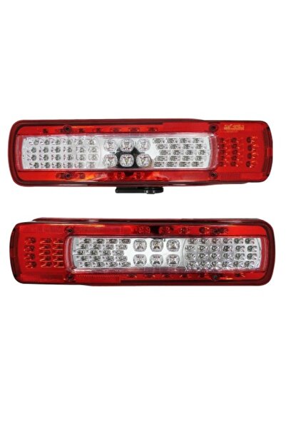 DELUXETUNING Set de 2 stopuri LED pentru camion, stânga și dreapta, LED SMD, 24V, compatibil cu Volvo FH4 ​​(2013->)