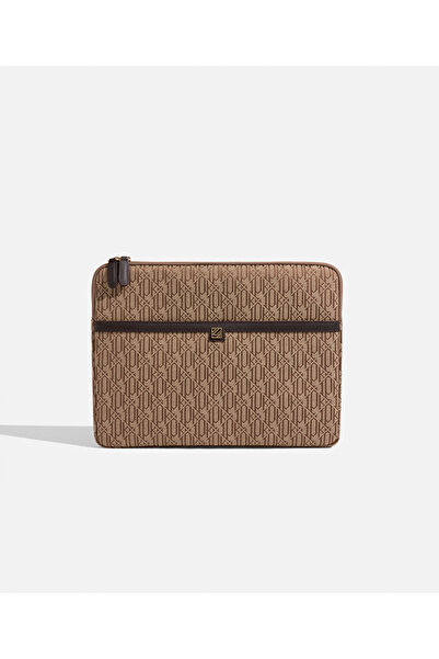 İpekyol Monogram jakarlı 15 inch laptop kılıfı