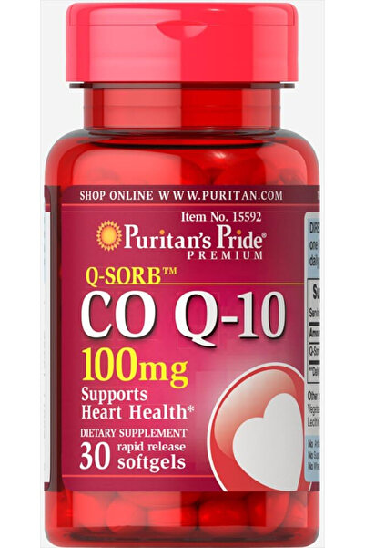 Puritan's Pride Q-Sorb Co Q-10 100 Mg-30 Rapid Release Softgels