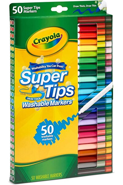 Crayola Supertips Washable Markers - 50 Count