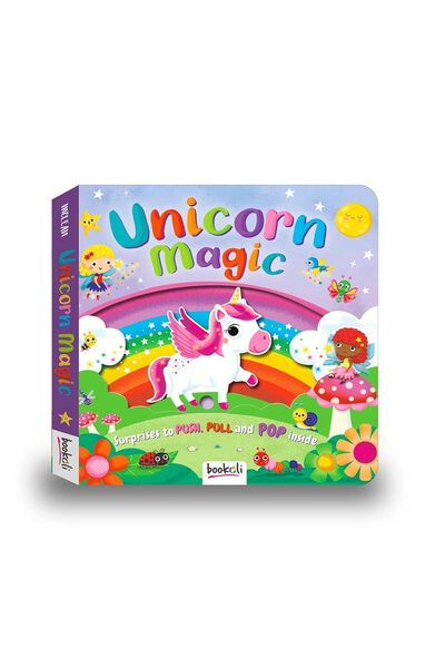 Bookoli Limited Carton cu glisor Push, Pull, Pop!: Magia Unicornului