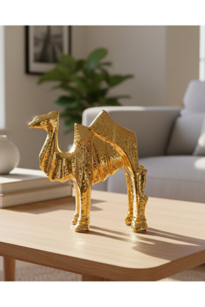 REDTAG ديكور سيراميك ذهبي بلون الجمل