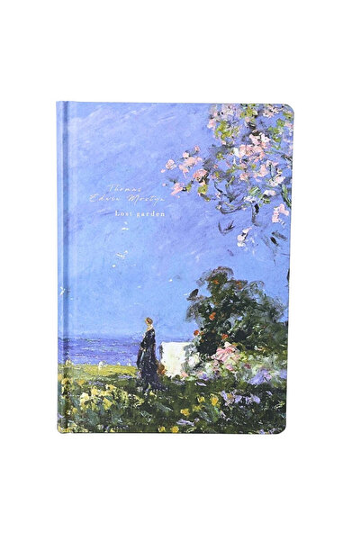 SAFECARE Caiet mediu Thomas Edwin Mostyn, imprimeu Lost Garden Flower Cherry ...