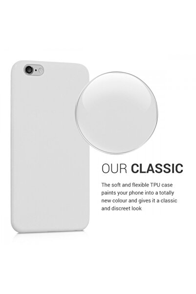 KWmobile Case for Apple iPhone 6 Plus / iPhone 6s Plus, Silicone, White, 37726.48