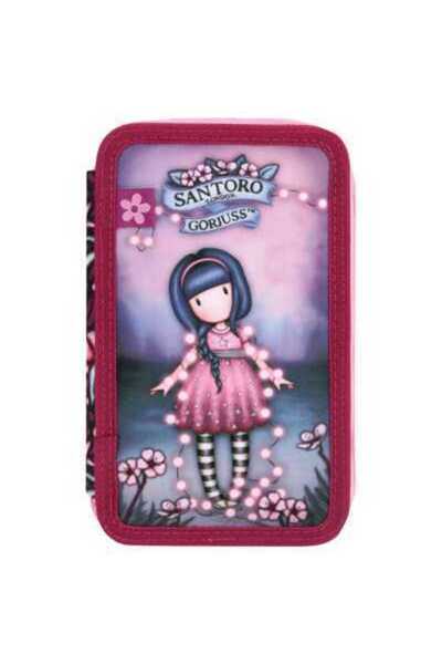 Santoro حافظة أقلام رصاص ثلاثية الطبقات من جورجوس فيري داسك 607GJ33