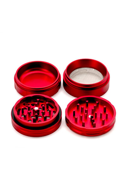Tyson 2.0 Futurola x Tyson red aluminum grinder 4 parts Ø62mm (USA)