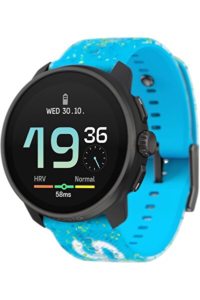 Suunto RACE S STAINLESS Performance Watch - 45mm HD AMOLED (Power Blue)