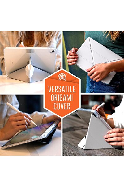 STM Opp iPad 10th Gen Protective Case with Origami Magnetic Cover - Black