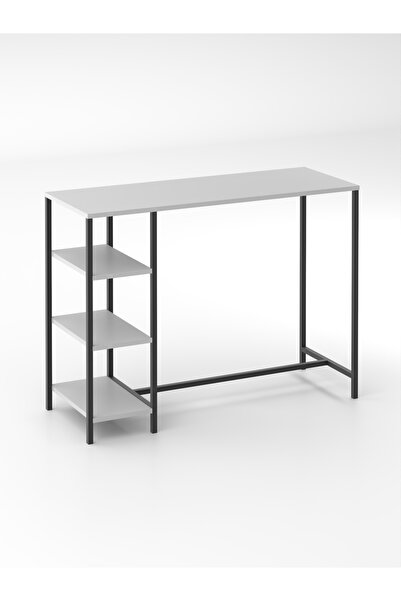 Retodesign BEYAZ RAFLI BAR MASASI 120/45 2058B