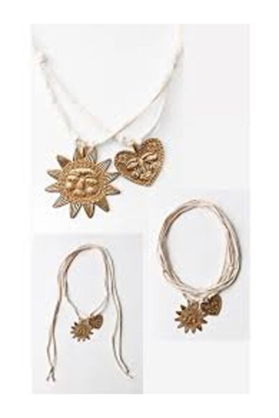 CHARMLUCKY قلادة حبل الشمس الساحرة