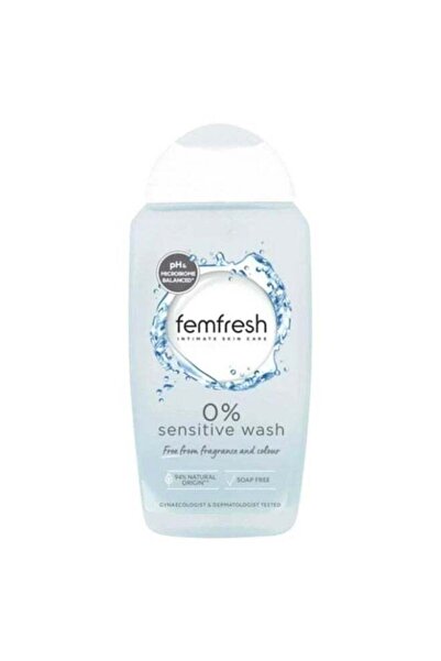Femfresh غسول حميمي حساس 0%، خالي من العطور، نباتي، متوازن الحموضة، مع مستخلص...