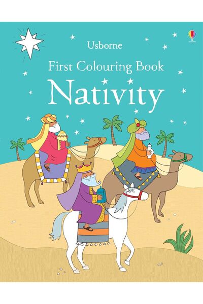 Usborne Prima carte de colorat First Colouring Book Nativity