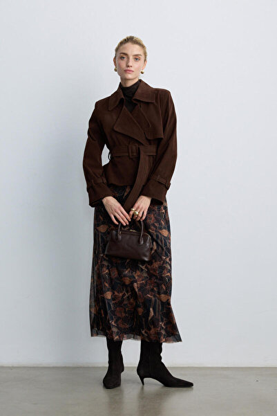 BE BLUE ΦΟΥΣΤΑ ΤΟΥΛΟΥ ΜΕ ΦΛΟΡΑΛ ΣΧΕΔΙΟ ΚΑΝΑΔΑΣ