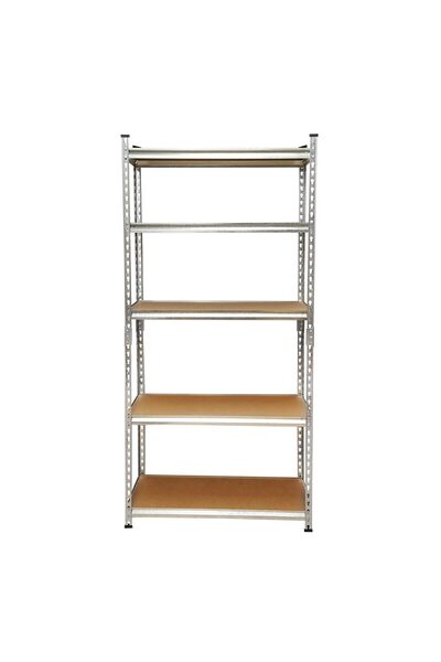 Breckner Germany Metal storage shelf, 5 shelves, 120 kg, 90x30x180 cm,