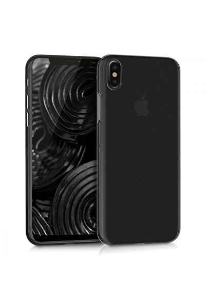 KWmobile Case for Apple iPhone X/iPhone XS, Plastic, Black, 42506.01
