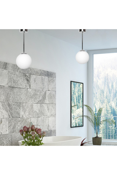 Other CEILING LAMP CHROME MATTE GLASS LAMPS CALIPSO 14-925