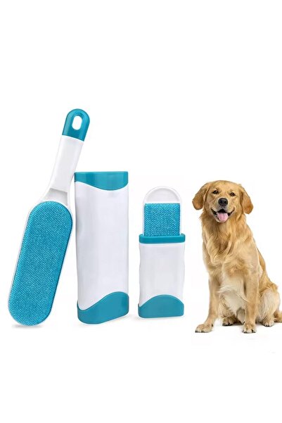 OEM Set of 2 Fur Cleaning Brushes, ABS, Blue/White