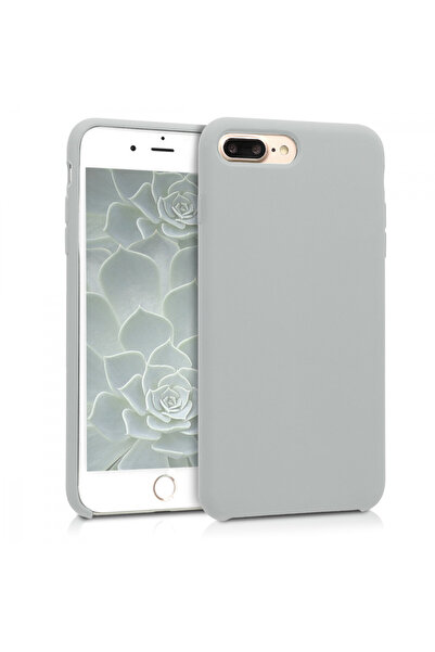 KWmobile Case for Apple iPhone 8 Plus / iPhone 7 Plus, Silicone, Gray, 40842.70