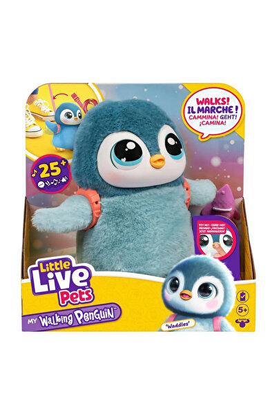 LITTLE LIVE PETS My Walking Penguin Plush Toy, Multicolor