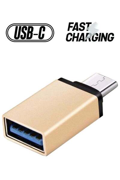 lnkoo USB to Type-C Adapter - Gold / Black / Silver