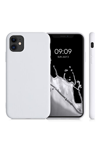 KWmobile Case for Apple iPhone 11, Silicone, White, 50791.48,