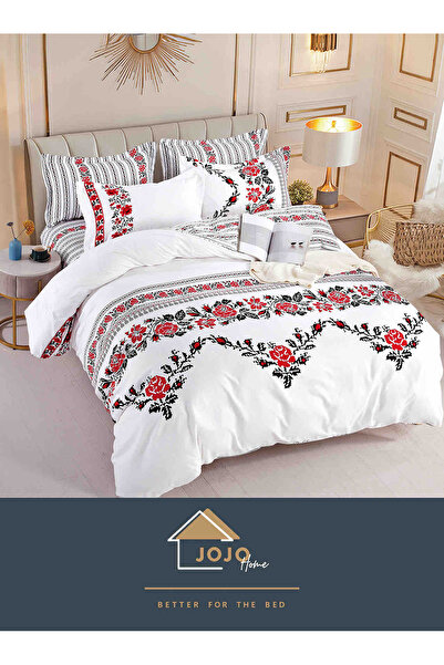 Inovius Bed linen with elastic - 6 pieces - 100% fine cotton - JOJO353613