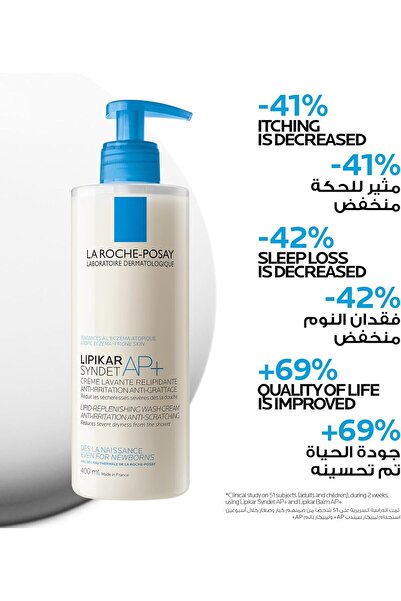 MQ La Roche-Posay Lipikar Syndet AP+ Body Wash Gel 400 ml