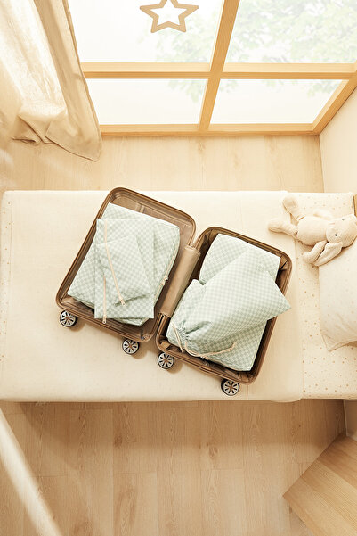 Ocean Home Textile منظم حقائب متعدد الأغراض مكون من 6 قطع من القطن بنمط النعن...