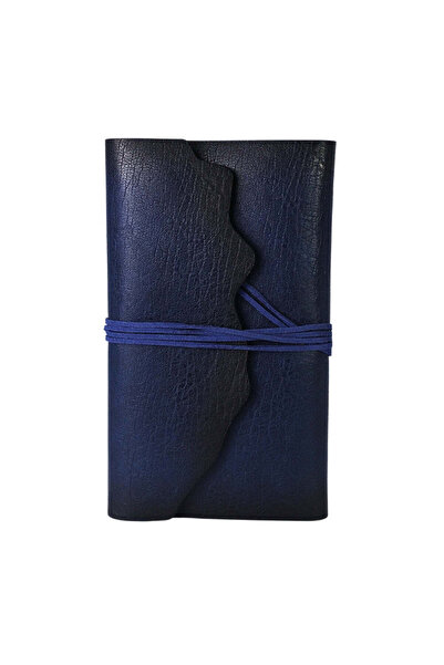 SAFECARE Jurnal vintage cu copertă din piele texturată și închidere cu șnur, ...