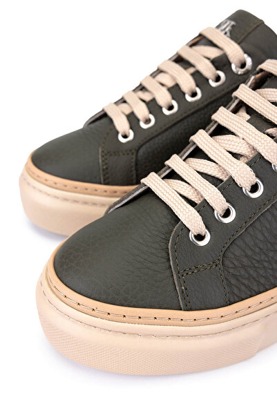 Tamer Tanca Kadın Hakiki Deri Haki Sneakers & Spor Ayakkabı