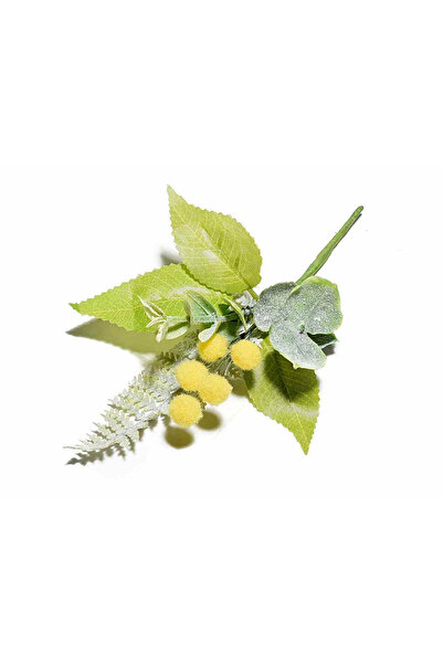 Decorer Σετ 10 τεχνητών λουλουδιών μιμόζας 15 εκ.